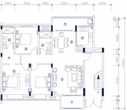 总建筑面积怎么算